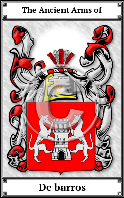 De barros Family Crest Download (JPG) Book Plated - 600 DPI